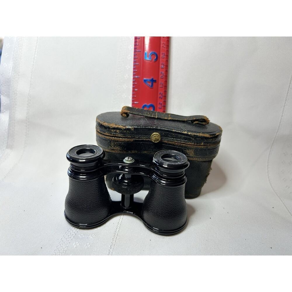 Antique Lemaire Fabt Paris Opera Glasses with Case - French Binoculars c. 1880's - Picture 13 of 16
